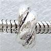 Zinc Alloy European Beads, Helix, plated, without troll Approx 4.5mm 