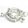 Sterling Silber Frülings-Ring-Verschluss, 925 Sterling Silber, plattiert, keine, 25x14x4mm, verkauft von PC