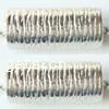 Zinc Alloy Jewelry Beads, Tube, plated cadmium free Approx 
