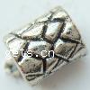Zinc Alloy European Beads, Tube, plated, without troll Approx 3mm 