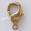 Brass Lobster Claw Clasp, plated Approx 0.5mm 