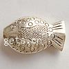 Zinc Alloy Animal Beads, Fish, plated Approx 3mm 