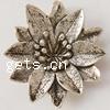 Zinc Alloy Flower Pendants, plated, layered Approx 3.5mm 