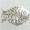 Zinc Alloy Animal Beads, Fish, plated cadmium free Approx 2mm 