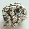 Zinc Alloy European Beads, Drum, plated, without troll Approx 5mm, Approx 