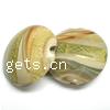 Handmade Lampwork Beads, Flat round, 25x12mm, Hole:Approx 2MM, Sold by Lot