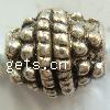 Zinc Alloy Jewelry Beads, Drum, plated cadmium free Approx 