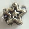 Zinc Alloy Star Beads, plated Approx 