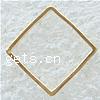 Brass Linking Ring, Rhombus, plated Approx 7mm 