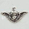 Character Shaped Zinc Alloy Pendants, Wing Shape, plated Approx 1.8mm 