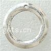Zinc Alloy Pendant Components, Donut, plated Approx 1mm 