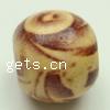 Printing Wood Beads, Round, stripe 12mm Approx 3.5mm 