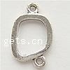 Zinc Alloy Charm Connector, plated, 1/1 loop Approx 1.5mm 