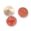 CRYSTALLIZED™ #1088 Xilion Chatons, CRYSTALLIZED™, faceted, Padparadscha, PP32 (SS17), 4.00~4.10mm 