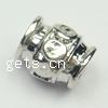 Zinc Alloy European Beads, plated, without troll 10mm Approx 4mm 