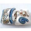 Handmade Lampwork Beads,14x14x8mm, Hole:Approx 2MM, Sold by PC