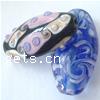 Handmade Lampwork Beads, Drum, 21x5mm, Hole:Approx 2MM, Sold by PC