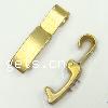 Brass Clasp Findings, plated cadmium free 