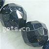 Blue Goldstone Beads, Round, faceted, 6mm Approx 14.5 Inch 