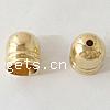Brass End Cap, Dome, plated Approx 1.5mm 
