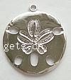 Zinc Alloy Flat Round Pendants, plated 33mm Approx 2mm 