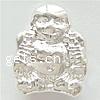 Zinc Alloy European Beads, Buddha, plated, without troll Approx 4mm 