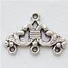 Zinc Alloy Chandelier Components, Triangle, plated, 1/3 loop nickel, lead & cadmium free Approx 1.5mm 