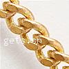 Brass Oval Chain, plated, twist oval chain & South Korea Imported cadmium free 
