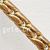 Brass Oval Chain, handmade, twist oval chain & South Korea Imported cadmium free 
