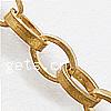 Brass Oval Chain, South Korea Imported lead & cadmium free 