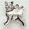 Zinc Alloy Animal Pendants, Cat, plated nickel, lead & cadmium free Approx 1.5mm 