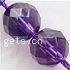 Natural Amethyst Beads, Round, February Birthstone & faceted Inch 