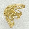 Brass Bead Cap, Flower, plated, hollow Approx 1.5mm 