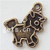 Zinc Alloy Animal Pendants, Horse, plated nickel, lead & cadmium free Approx 2mm 