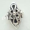 Zinc Alloy Flat Beads, Horse Eye, plated Approx 2mm, Approx 
