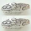 Zinc Alloy Tube Beads, plated cadmium free Approx 1mm, Approx 