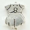 Zinc Alloy Animal Beads, Dog, plated Approx 1mm, Approx 