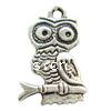 Zinc Alloy Animal Pendants, Owl, plated Approx 2mm, Approx 