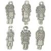 Character Shaped Zinc Alloy Pendants, Girl cadmium free, 13-23mm Approx 2mm, Approx 