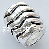 Zinc Alloy European Beads, Drum, plated, without troll nickel, lead & cadmium free Approx 4.2-4.5mm 