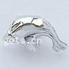 Zinc Alloy European Beads, Dolphin, plated, plating thickness more than 3μm & without troll Approx 4.2-4.5mm 