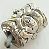 Zinc Alloy Tube Beads, plated Approx 2mm, Approx 