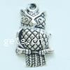 Zinc Alloy Animal Pendants, Owl, plated Approx 1.5mm, Approx 