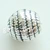 Zinc Alloy Jewelry Beads, Round, plated 7mm Approx 1.5mm, Approx 