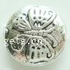 Zinc Alloy Flat Beads, Flat Round, plated Approx 0.5mm, Approx 