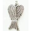 Wing Shaped Zinc Alloy Pendants, plated cadmium free Approx 2mm, Approx 