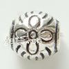 Zinc Alloy Jewelry Beads, Round, plated cadmium free, 8mm Approx 2mm, Approx 