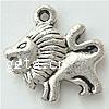 Zinc Alloy Animal Pendants, Lion, plated nickel, lead & cadmium free Approx 1.5mm 