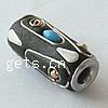 Indonesia Jewelry Beads, with Brass, Tube, large hole, cadmium free Approx 4mm 