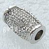 Zinc Alloy Tube Beads, plated Approx 3mm 